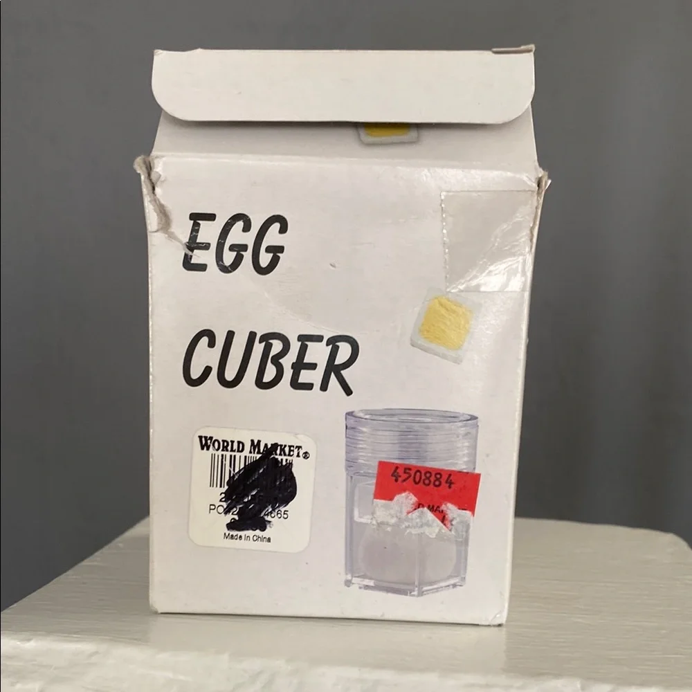 Clear Egg Cuber Square Hardboiled Eggs Fun Kitchen Gadget